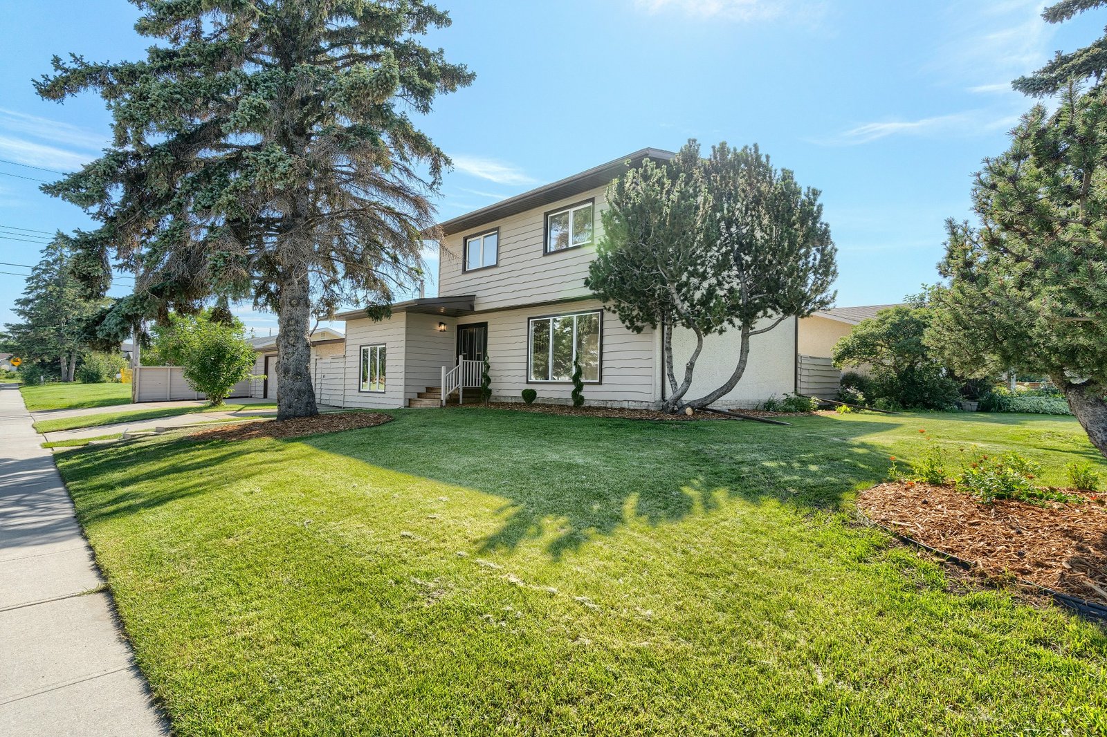 Exterior of a recently renovated home